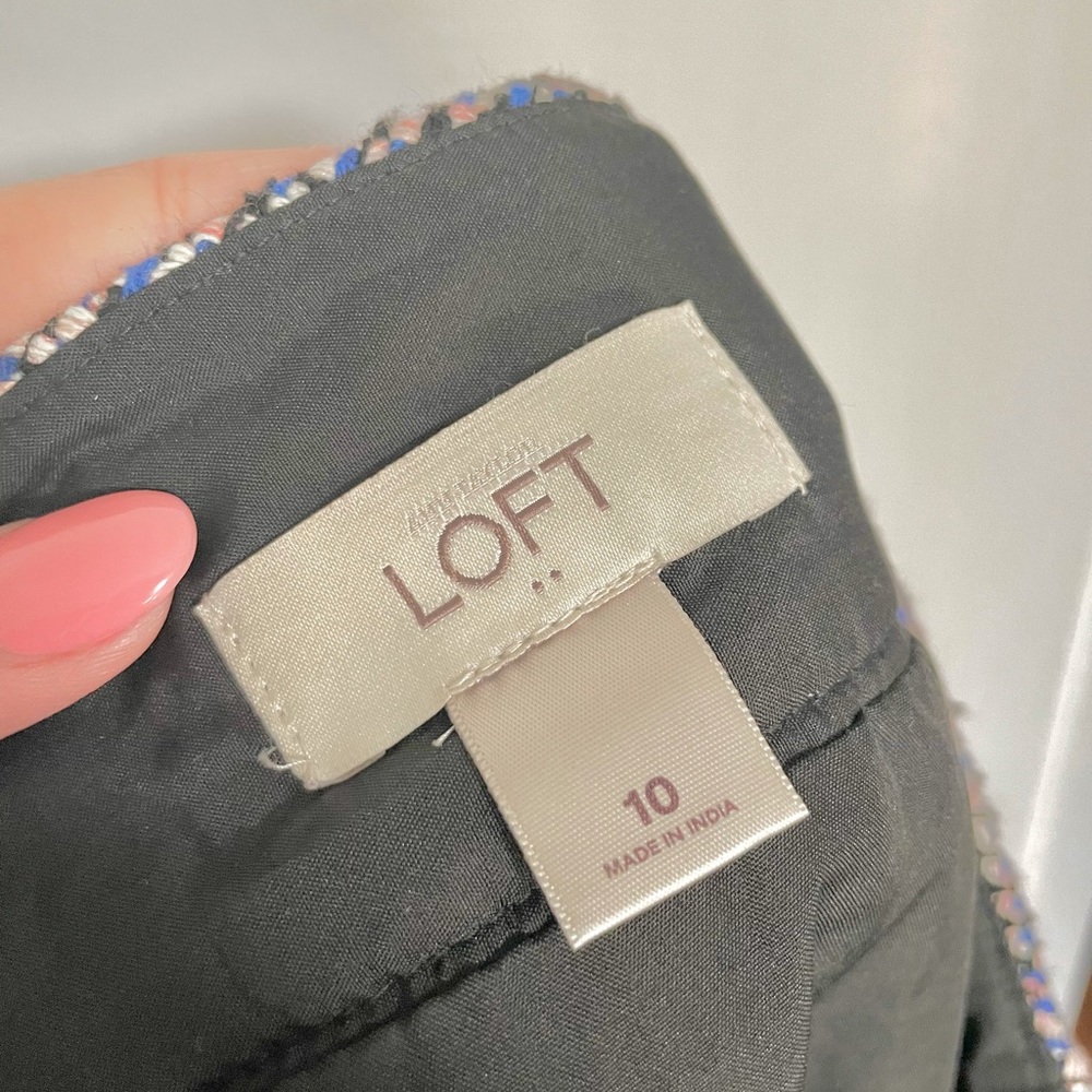 LOFT tweed mini skirt - Picture 5 of 7